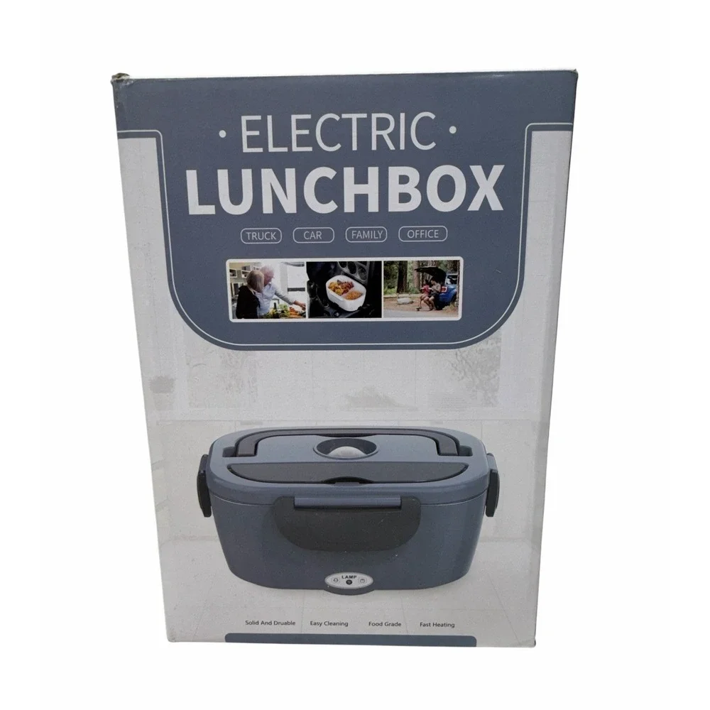 Electric Heating Lunch Box Portable Car, Truck, Office Food 1.5 L 60 W - NEW